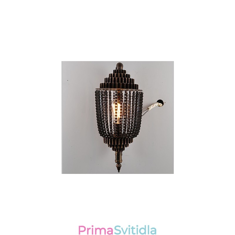 Vintage Iron Industrial Wind Shop Ozubená lampa