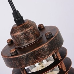 Industriální retro železná nástěnná lampa Creative Personality Lift Kladka Wall Lamp