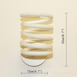 Hliníková nástěnná lampa Moderní minimalistická lampa do chodby do ložnice Noční lampa Kreativní lampa
