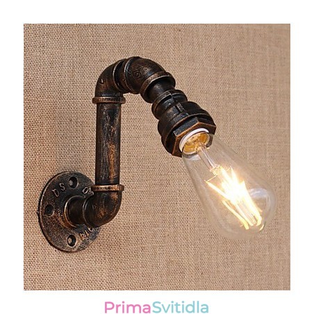 Funkce country retro malby pro nástěnné nástěnné svítidla s otočným ramenem ve stylu mini