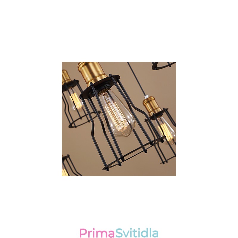 Venkovští designéři malují kovový lustr