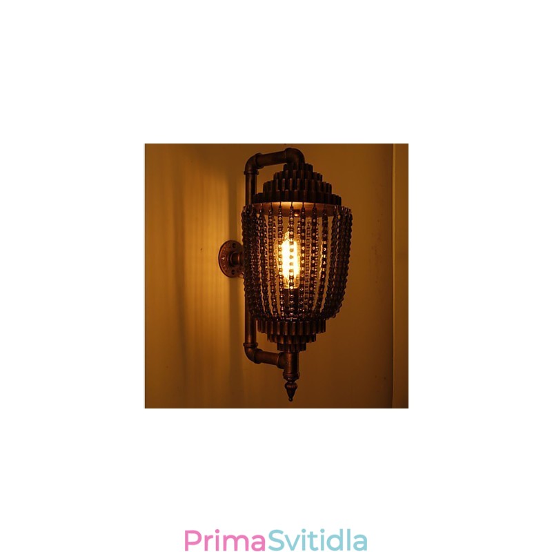 Vintage Iron Industrial Wind Shop Ozubená lampa