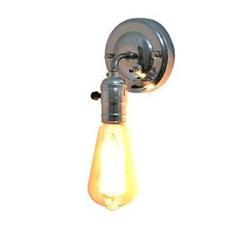 Nástěnné světlo Nástěnné svítidla Nástěnné železo Nástěnná lampa Němá černá lampa se světelným mečem na zdi