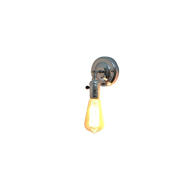 Nástěnné světlo Nástěnné svítidla Nástěnné železo Nástěnná lampa Němá černá lampa se světelným mečem na zdi