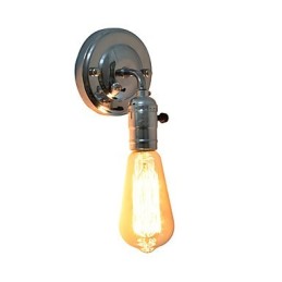 Nástěnné světlo Nástěnné svítidla Nástěnné železo Nástěnná lampa Němá černá lampa se světelným mečem na zdi