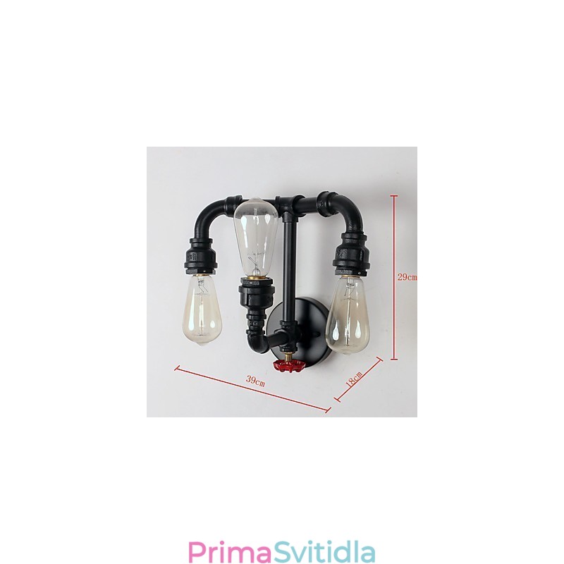 Rustikální Lodge Moderní současná venkovská retro malba pro nástěnné svítidla v mini stylu