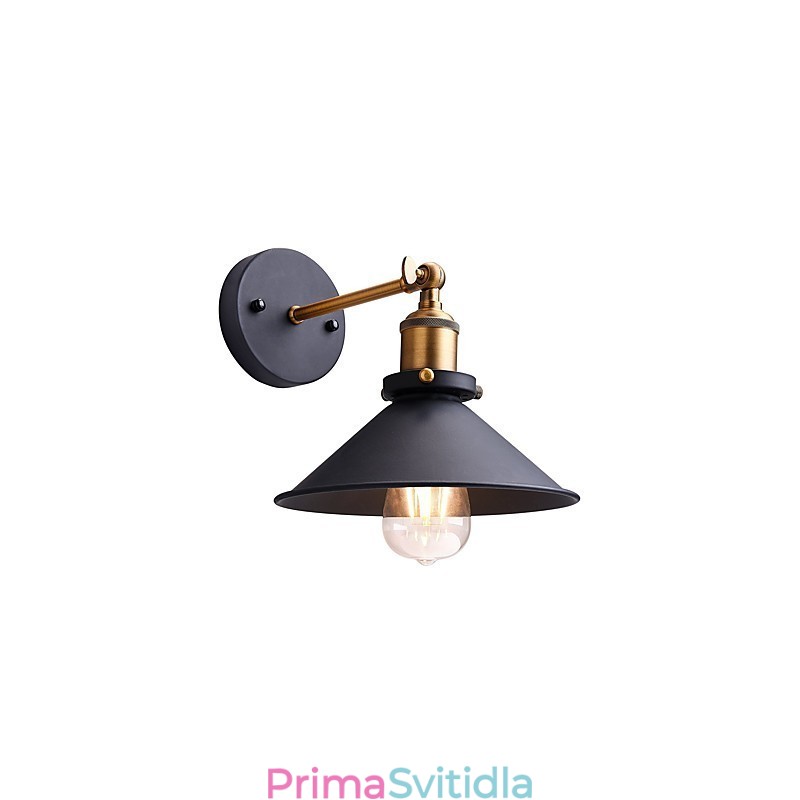 2 ks Kovové nástěnné svítidla Průmyslové nástěnné svítidlo Vintage Edison Simplicity Lamp pro osvětlení Cafe Club Bar