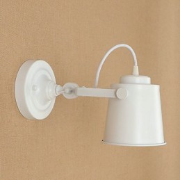 Malovaná ocelová nástěnná lampa němá černá americká káva dekorace retro nástěnná lampa světelný meč na zdi