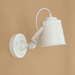 Malovaná ocelová nástěnná lampa němá černá americká káva dekorace retro nástěnná lampa světelný meč na zdi