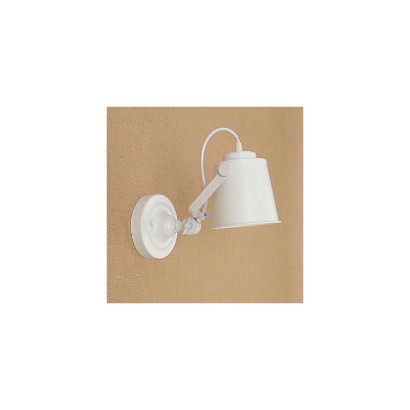 Malovaná ocelová nástěnná lampa němá černá americká káva dekorace retro nástěnná lampa světelný meč na zdi