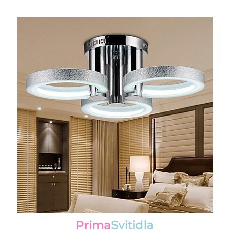Lustr moderní stříbrná 3 světla Lustr moderní stříbrná 3 světla
