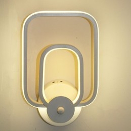 Hliníková nástěnná lampa Moderní minimalistická dekorativní nástěnná lampa na balkonové schodiště Noční svítidla