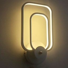Hliníková nástěnná lampa Moderní minimalistická dekorativní nástěnná lampa na balkonové schodiště Noční svítidla