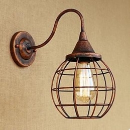 Iron Art RETRO Rust Color Study lObývací pokoj Noční americká nástěnná lampa