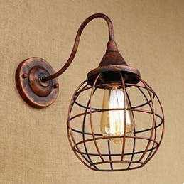 Iron Art RETRO Rust Color Study lObývací pokoj Noční americká nástěnná lampa