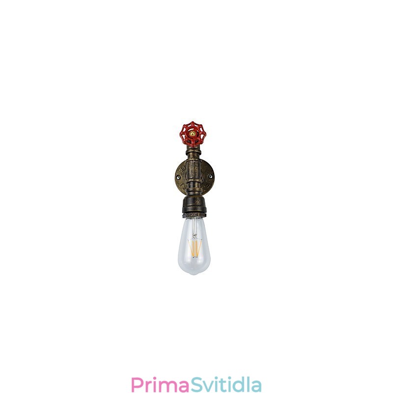 Nástěnné světlo Nástěnné svítidla Nástěnné železo Nástěnná lampa Němá černá lampa se světelným mečem na zdi