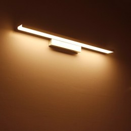 Zrcadlová lampa Koupelnová světla Hliníkové materiály a akrylová nástěnná svítidla tvoří osvětlení