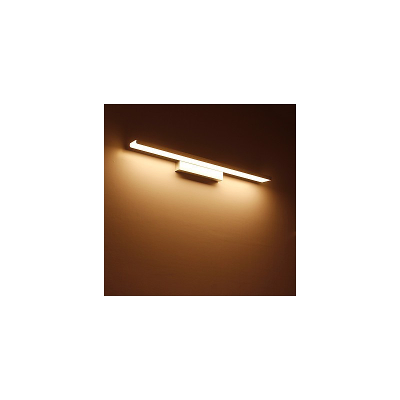 Zrcadlová lampa Koupelnová světla Hliníkové materiály a akrylová nástěnná svítidla tvoří osvětlení