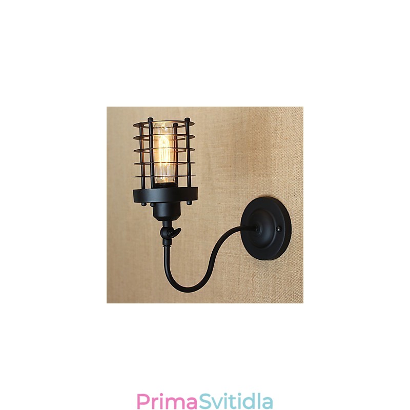 Funkce Vintage Country Paint pro nástěnné svítidlo s okolním osvětlením v mini stylu