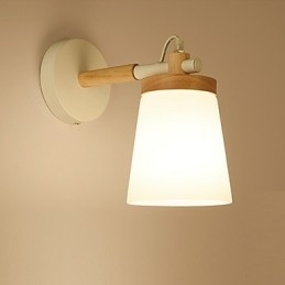 Stínidlo a kovová základna nástěnné lampy s funkcí ambientního světla nástěnné nástěnné svítidlo