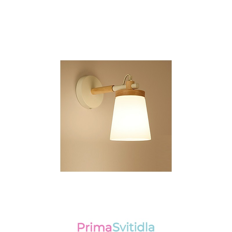 Stínidlo a kovová základna nástěnné lampy s funkcí ambientního světla nástěnné nástěnné svítidlo