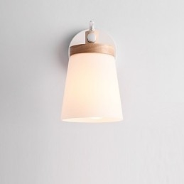 Stínidlo a kovová základna nástěnné lampy s funkcí ambientního světla nástěnné nástěnné svítidlo