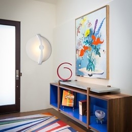 Nástěnná lampa z tepaného železa Lodge Jednoduchá venkovská moderní moderní malba pro okolní světlo v mini stylu