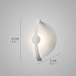 Nástěnná lampa z tepaného železa Lodge Jednoduchá venkovská moderní moderní malba pro okolní světlo v mini stylu