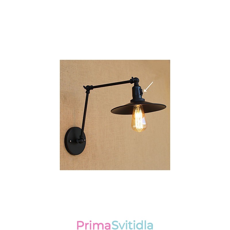 Vintage venkovská malba pro světla s houpacím ramenem ve stylu mini