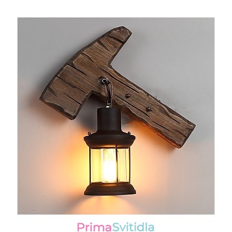 Nástěnná nástěnná lampa s jednou hlavou industriální vintage retro dřevěná barva na kov pro dekoraci nástěnného svítidla Home Hotel Corridor Nástěnná nástěnná lampa s jednou hlavou industriální vintage retro dřevěná barva na kov pro dekoraci nástěnného svítidla Home Hotel Corridor