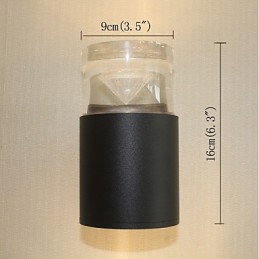 Integrovaná jednoduchá funkce pro nástěnné svítidlo s okolním osvětlením