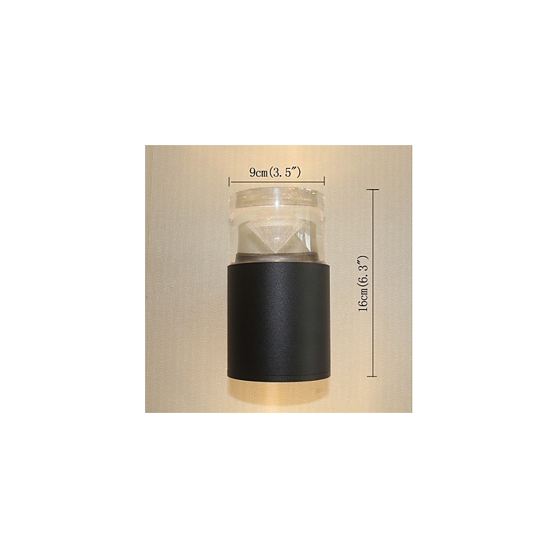 Integrovaná jednoduchá funkce pro nástěnné svítidlo s okolním osvětlením