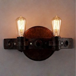 Kovová nástěnná lampa ve stylu loft Vintage Industrial Creative Personality pro kavárnu Bar Foyer Dekorativní nástěnné osvětlení