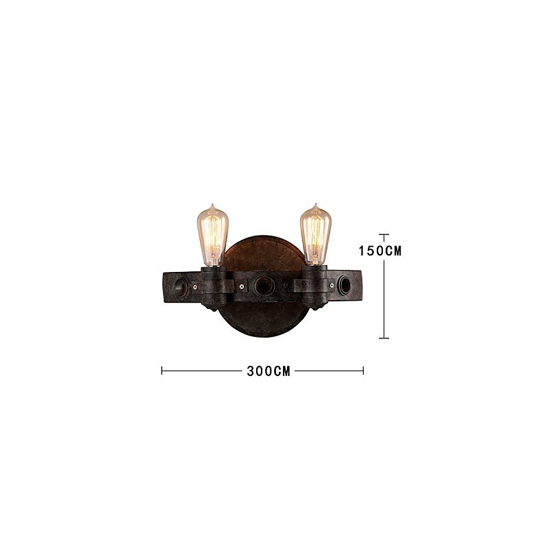 Kovová nástěnná lampa ve stylu loft Vintage Industrial Creative Personality pro kavárnu Bar Foyer Dekorativní nástěnné osvětlení