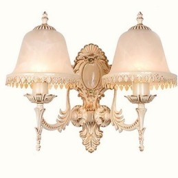 Vintage galvanicky pokovené nástěnné nástěnné svítidlo Downlight