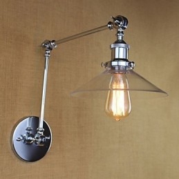 Vintage Country Retro Electroplate Funkce pro Mini Style Swing Arm Ambient Light Swing