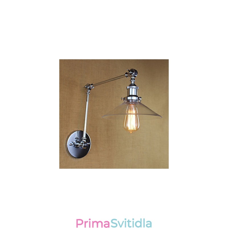 Vintage Country Retro Electroplate Funkce pro Mini Style Swing Arm Ambient Light Swing