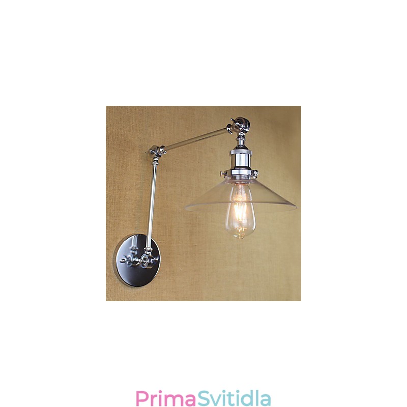 Vintage Country Retro Electroplate Funkce pro Mini Style Swing Arm Ambient Light Swing