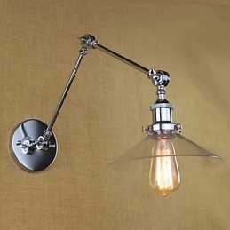 Vintage Country Retro Electroplate Funkce pro Mini Style Swing Arm Ambient Light Swing