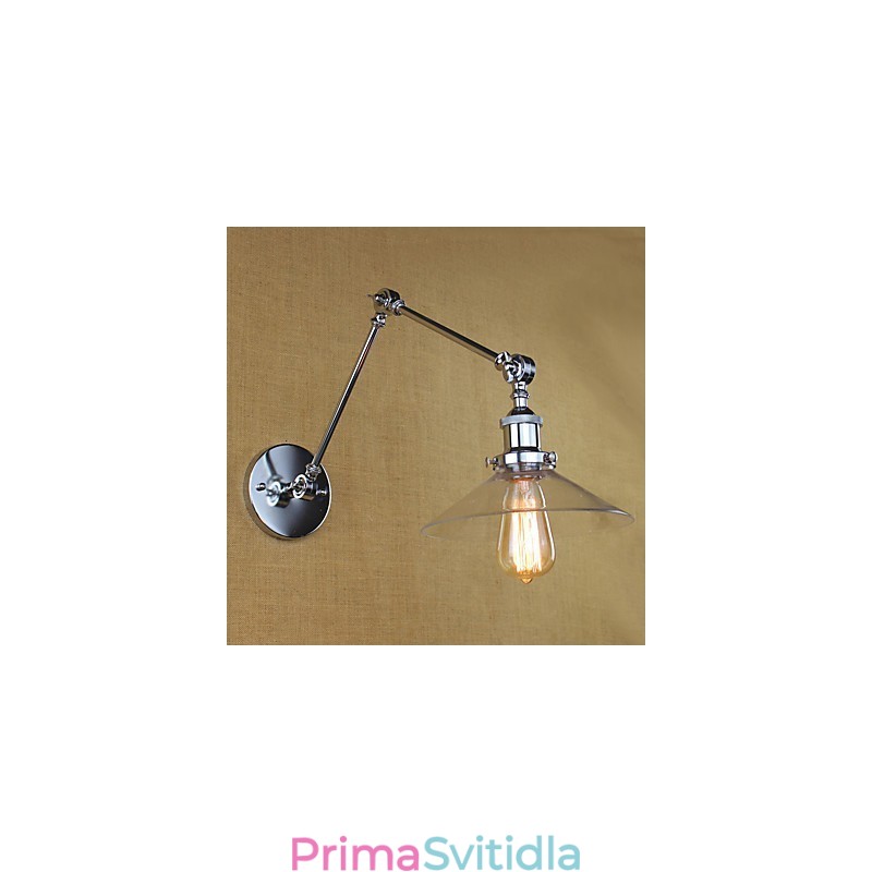Vintage Country Retro Electroplate Funkce pro Mini Style Swing Arm Ambient Light Swing