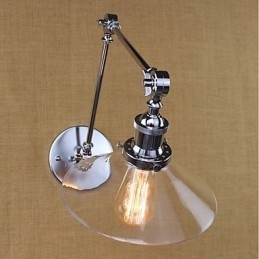 Vintage Country Retro Electroplate Funkce pro Mini Style Swing Arm Ambient Light Swing