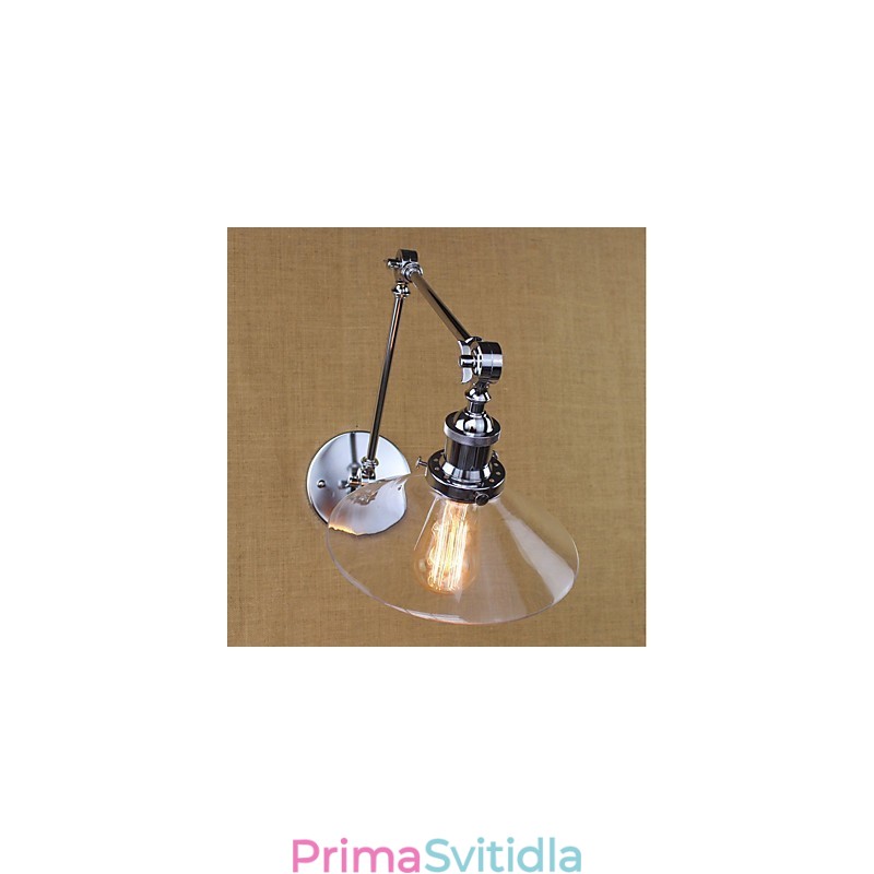Vintage Country Retro Electroplate Funkce pro Mini Style Swing Arm Ambient Light Swing