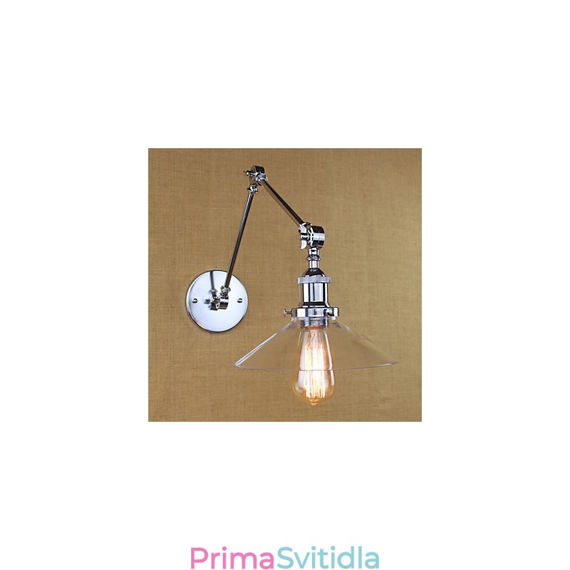 Vintage Country Retro Electroplate Funkce pro Mini Style Swing Arm Ambient Light Swing