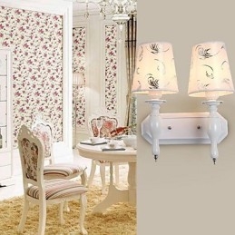 Moderní moderní galvanicky pokovené nástěnné svítidlo Uplight Wall Sconces