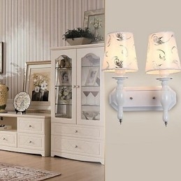 Moderní moderní galvanicky pokovené nástěnné svítidlo Uplight Wall Sconces