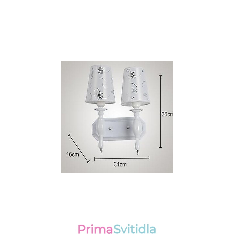 Moderní moderní galvanicky pokovené nástěnné svítidlo Uplight Wall Sconces