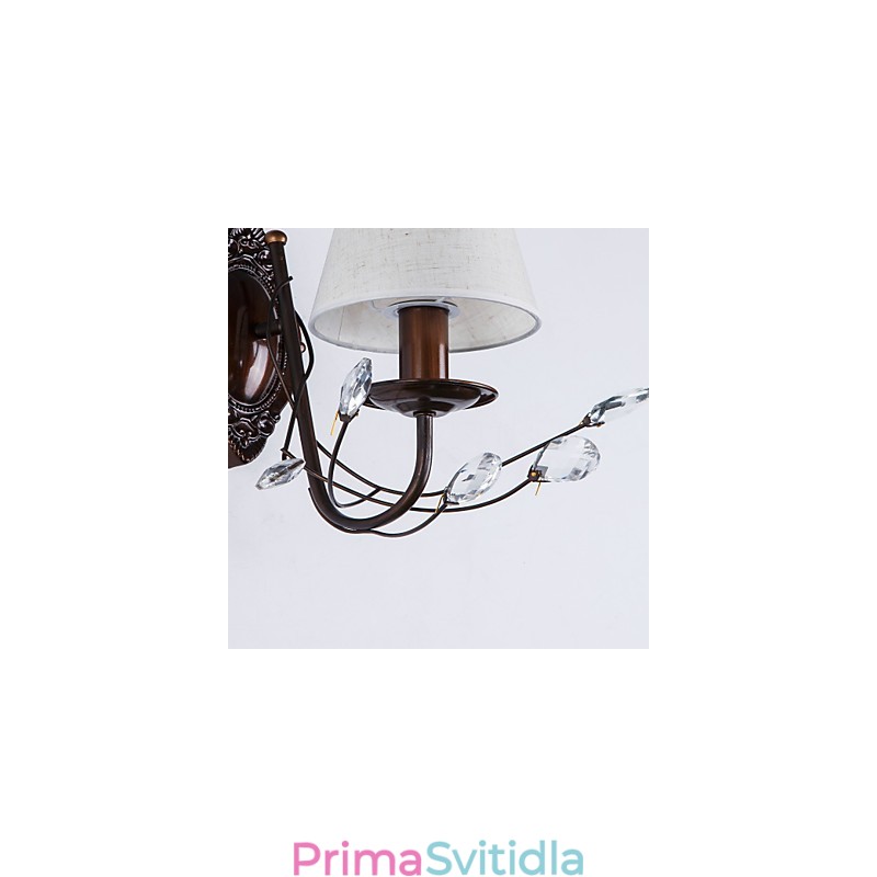 Rustic Lodge Country galvanicky pokovená funkce pro nástěnné svítidlo s okolním osvětlením v mini stylu