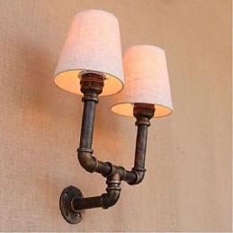 Rustic Lodge mosazný prvek pro nástěnné svítidlo s okolním osvětlením