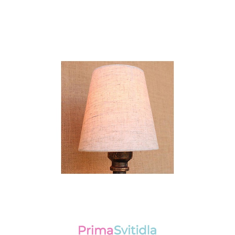 Rustic Lodge mosazný prvek pro nástěnné svítidlo s okolním osvětlením