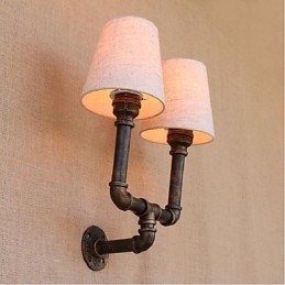 Rustic Lodge mosazný prvek pro nástěnné svítidlo s okolním osvětlením